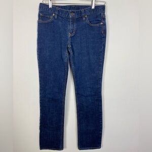 Ralph Lauren Rugby Women's Size 29 x 32 Blue Denim Skinny Tapered Jeans